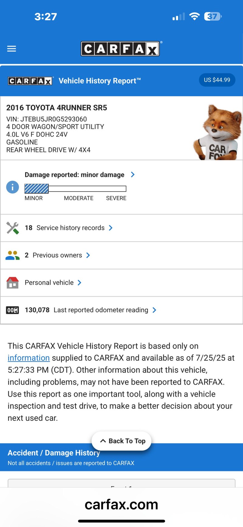 Toyota 4Runner Vehicle Full-screen Gallery Image 02