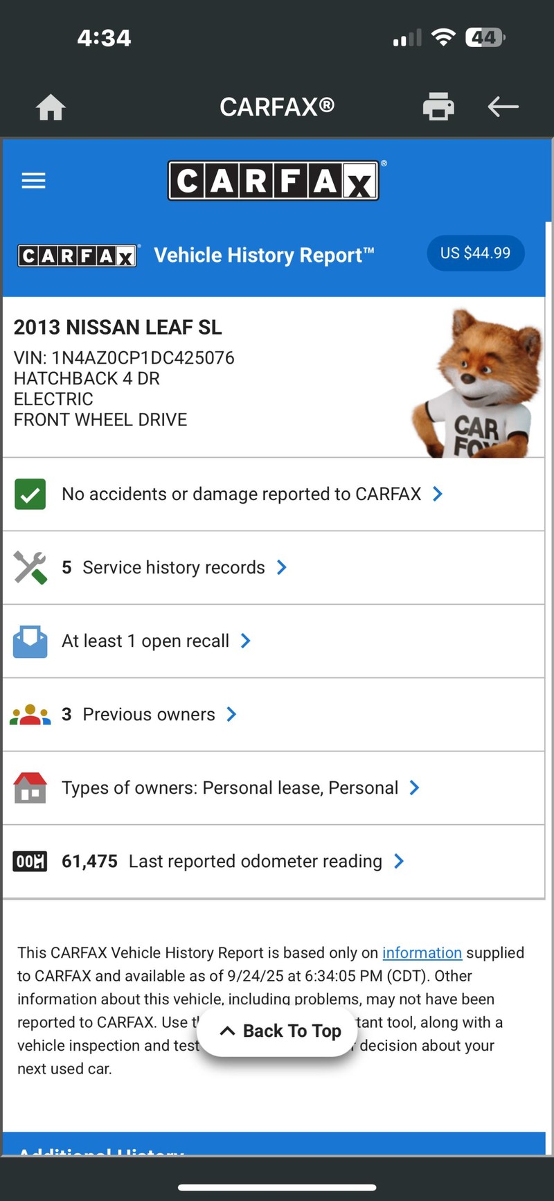 Nissan LEAF Vehicle Full-screen Gallery Image 02