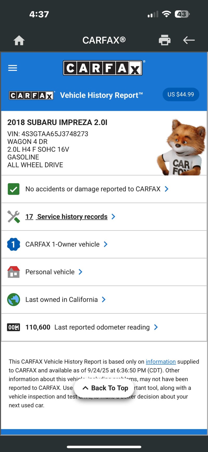 Subaru Impreza Vehicle Full-screen Gallery Image 04