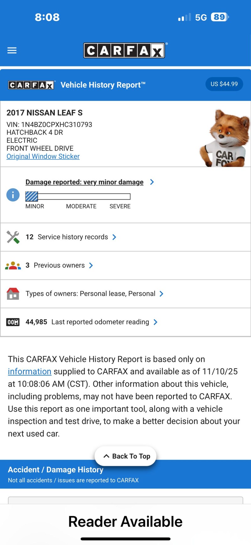 Nissan LEAF Vehicle Full-screen Gallery Image 02