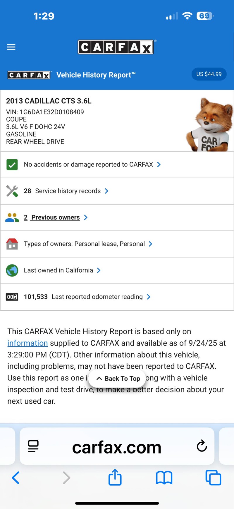 Cadillac CTS Coupe Vehicle Full-screen Gallery Image 03