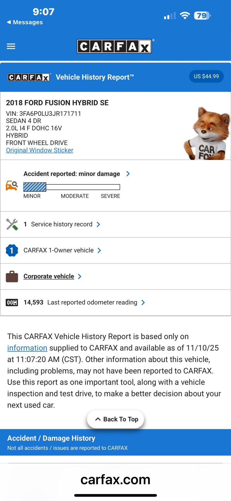 Ford Fusion Hybrid Vehicle Full-screen Gallery Image 02