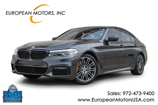 BMW 530e M Sport Package  Premium Package  Black, Perforated Nappa Leather - Plano TX