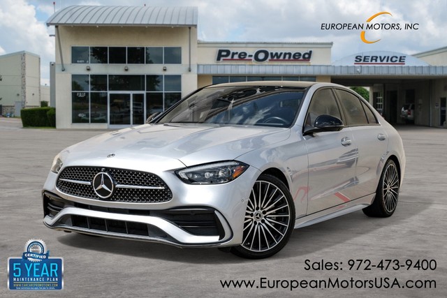Mercedes-Benz C 300 AMG Line W/Night Package Exclusive Trim Package Panorama Sunroof - Plano TX