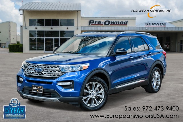 Ford Explorer Limited Blind Spot Monitor Park Assist Navigation Heated and Cooled Se - Plano TX