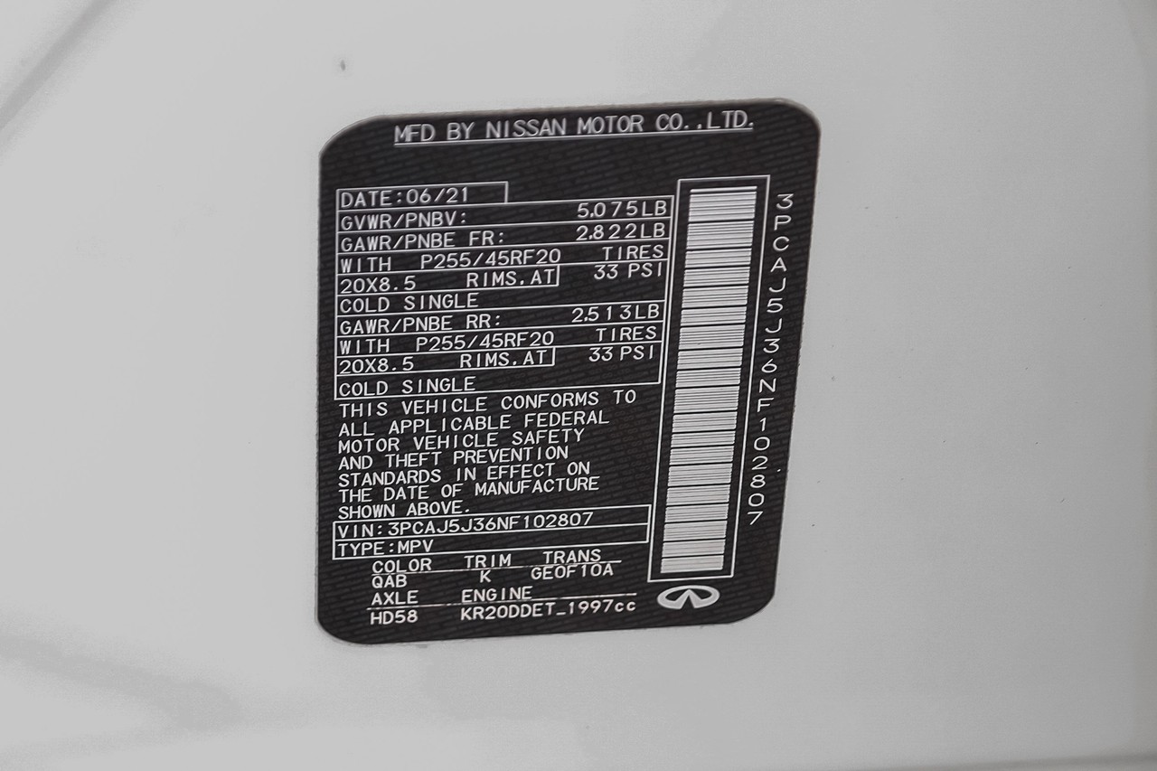 INFINITI QX55 Vehicle Main Gallery Image 57