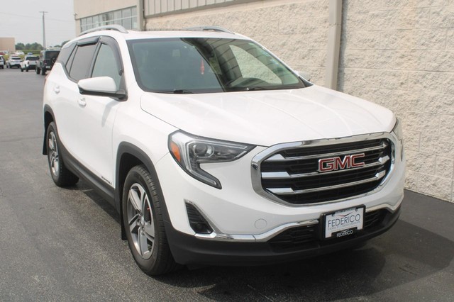 Used 2021 GMC Terrain SLT with VIN 3GKALVEV7ML302539 for sale in Wood River, IL