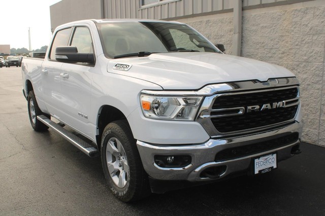 Used 2022 RAM Ram 1500 Pickup Big Horn/Lone Star with VIN 1C6SRFMT0NN339977 for sale in Wood River, IL