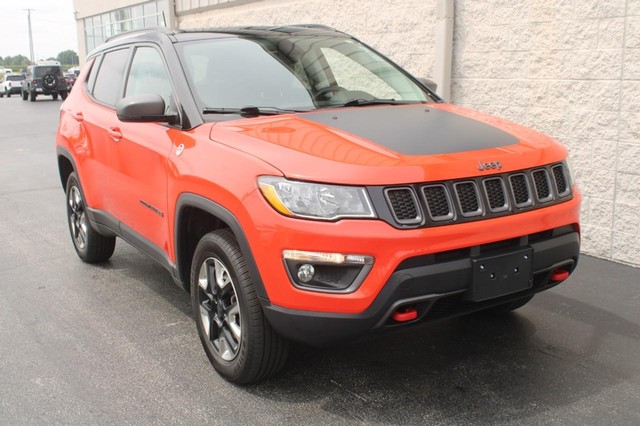 Used 2018 Jeep Compass Trailhawk with VIN 3C4NJDDB9JT234308 for sale in Wood River, IL