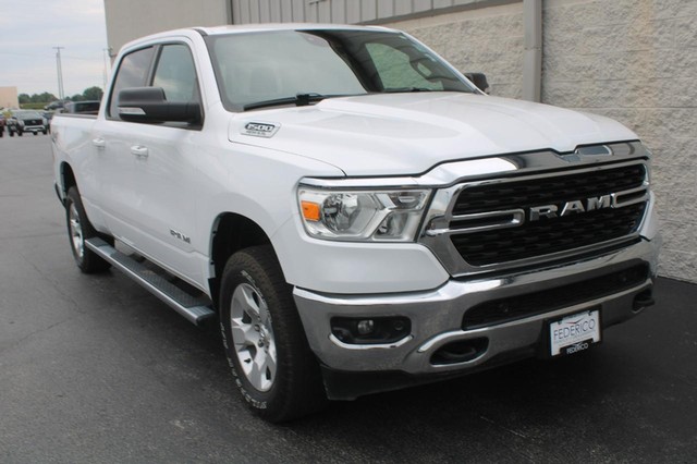 Used 2022 RAM Ram 1500 Pickup Big Horn/Lone Star with VIN 1C6SRFMTXNN309921 for sale in Wood River, IL