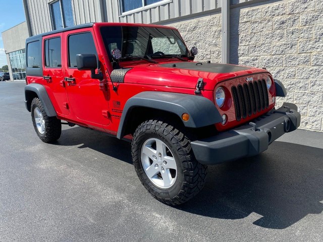 Used 2016 Jeep Wrangler Unlimited Sport S with VIN 1C4BJWDG6GL224415 for sale in Wood River, IL