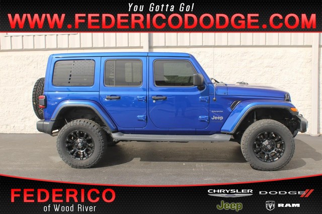 2019 Jeep Wrangler Unlimited Sahara at Federico Chrysler Dodge Jeep Ram in Wood River IL