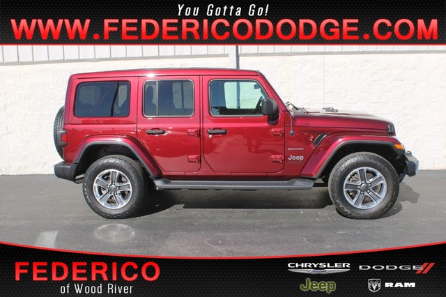 2021 Jeep Wrangler Sahara at Federico Chrysler Dodge Jeep Ram in Wood River IL