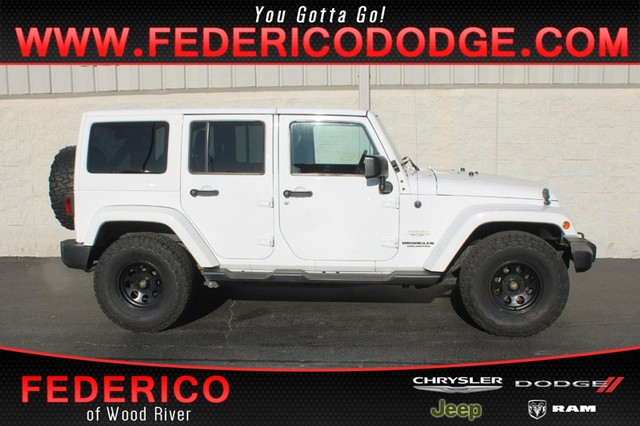 2015 Jeep Wrangler Unlimited Sahara at Federico Chrysler Dodge Jeep Ram in Wood River IL