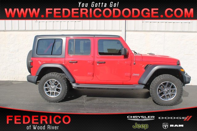 2020 Jeep Wrangler Unlimited Sport S at Federico Chrysler Dodge Jeep Ram in Wood River IL