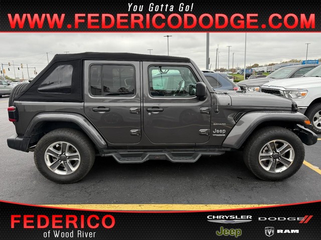 2020 Jeep Wrangler Unlimited Sahara 4x4 at Federico Chrysler Dodge Jeep Ram in Wood River IL