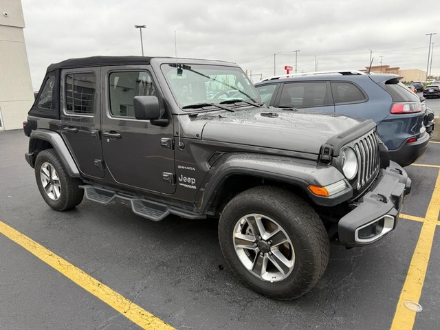 Used 2020 Jeep Wrangler Unlimited Sahara with VIN 1C4HJXEG2LW161160 for sale in Wood River, IL