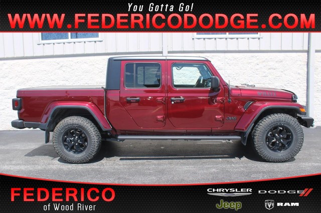 2022 Jeep Gladiator 4WD Willys at Federico Chrysler Dodge Jeep Ram in Wood River IL