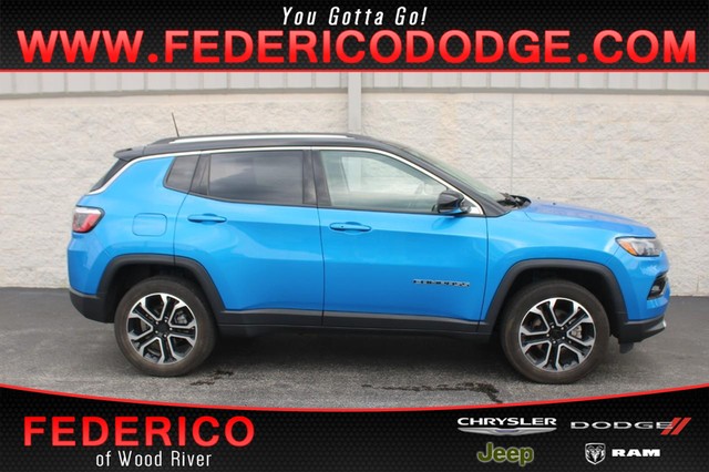 2022 Jeep Compass 4WD Limited at Federico Chrysler Dodge Jeep Ram in Wood River IL