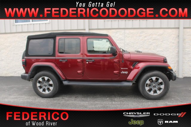 2021 Jeep Wrangler Unlimited Sahara 4x4 at Federico Chrysler Dodge Jeep Ram in Wood River IL