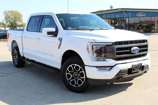 Used 2022 Ford F-150 Lariat with VIN 1FTEW1EP1NKD87024 for sale in Salem, IL