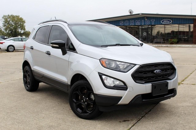 Used 2021 Ford EcoSport SES with VIN MAJ6S3JL9MC419425 for sale in Salem, IL