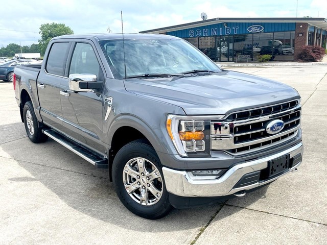 Used 2022 Ford F-150 Lariat with VIN 1FTFW1E81NFB05065 for sale in Salem, IL