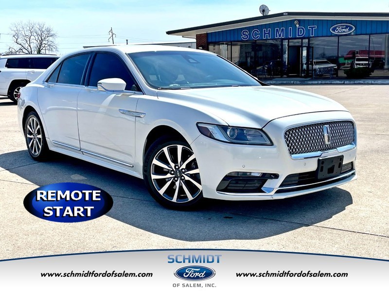 Pristine White 2020 Lincoln Continental FWD Sedan Front-Wheel Drive Automatic