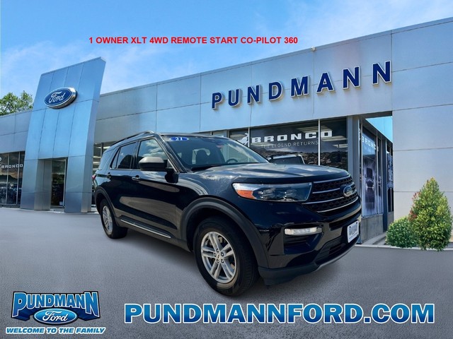 Used 2021 Ford Explorer XLT with VIN 1FMSK8DH0MGA69877 for sale in Saint Charles, MO