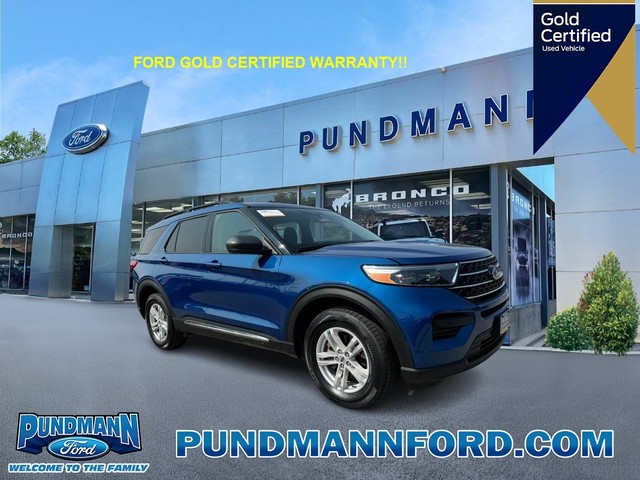 Used 2021 Ford Explorer XLT with VIN 1FMSK8DH9MGC39685 for sale in Saint Charles, MO