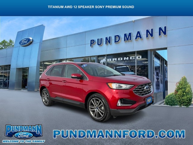 Used 2020 Ford Edge Titanium with VIN 2FMPK4K9XLBA26941 for sale in Saint Charles, MO