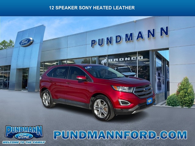 Used 2018 Ford Edge Titanium with VIN 2FMPK3K9XJBC37340 for sale in Saint Charles, MO