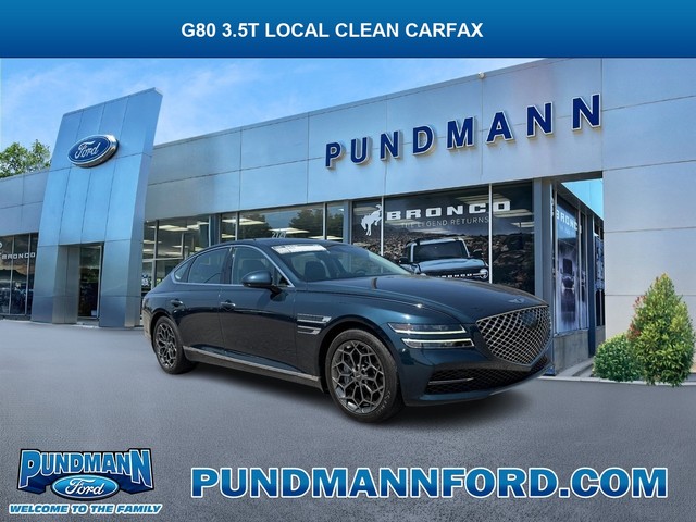 Used 2021 GENESIS G80 Base with VIN KMTGC4SD4MU064104 for sale in Saint Charles, MO