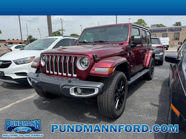 2021 Jeep Wrangler 4xe Unlimited Sahara at Pundmann Ford in St. Charles MO