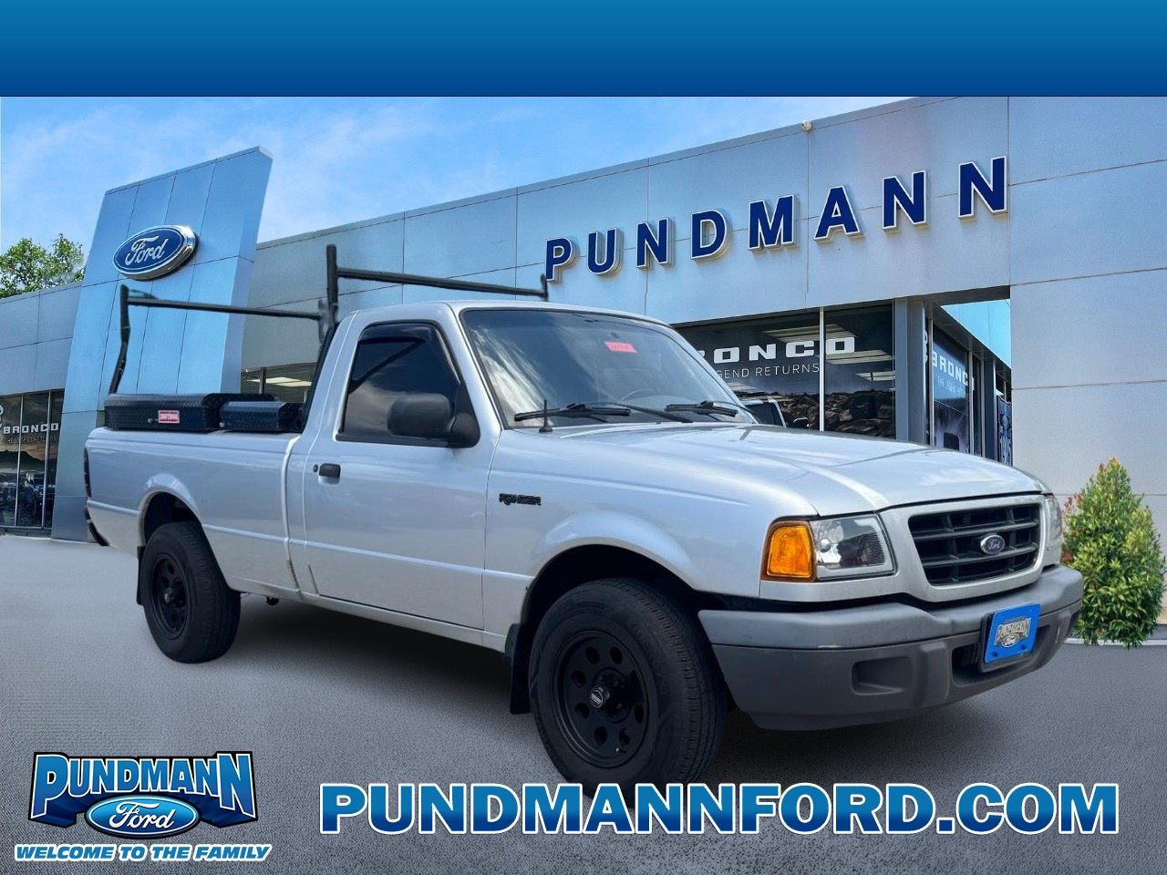 Silver Frost Metallic 2002 Ford Ranger Pickup Truck 5-Speed Automatic