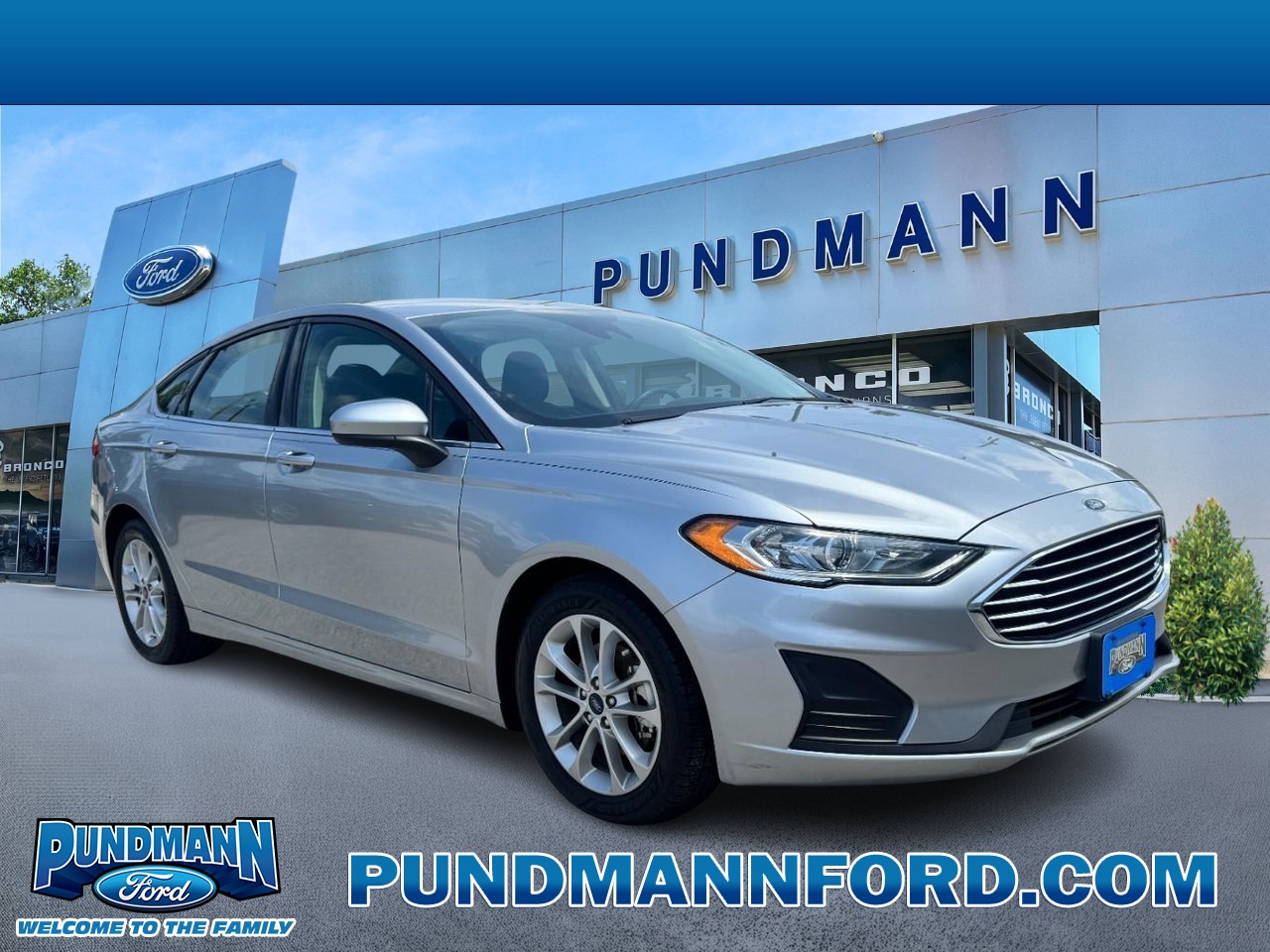 Iconic Silver Metallic 2020 Ford Fusion SE FWD Sedan Front-Wheel Drive Automatic