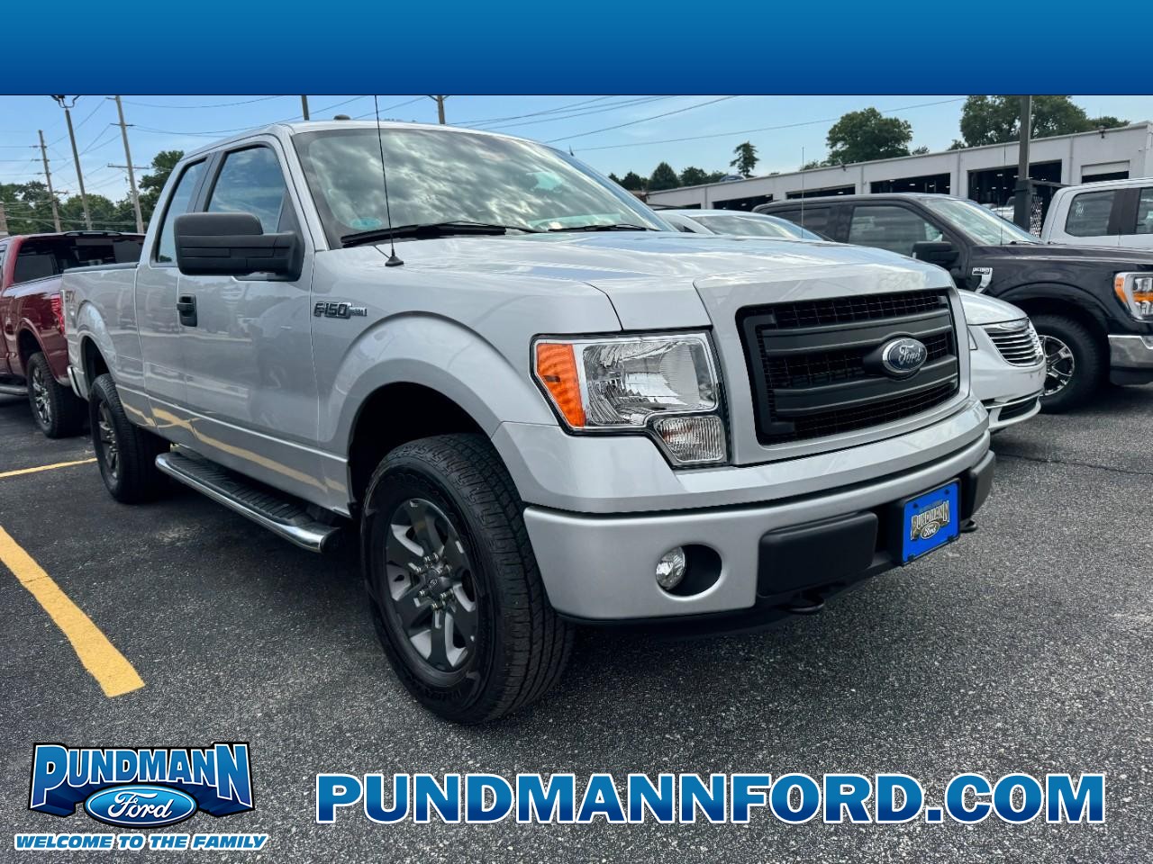 Ingot Silver Metallic 2014 Ford F-150 Pickup Truck Four-Wheel Drive Automatic