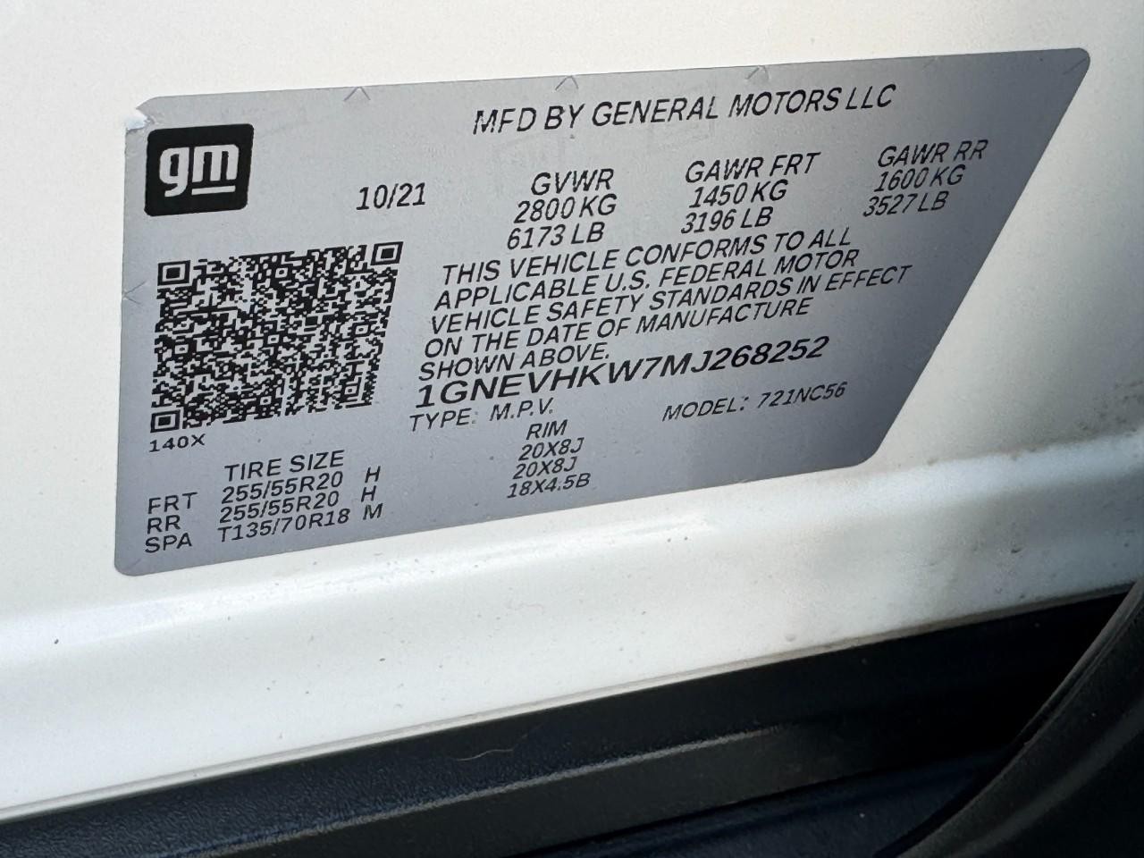 Chevrolet Traverse Vehicle Full-screen Gallery Image 26