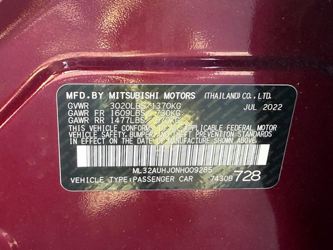 Mitsubishi Mirage Vehicle Full-screen Gallery Image 18