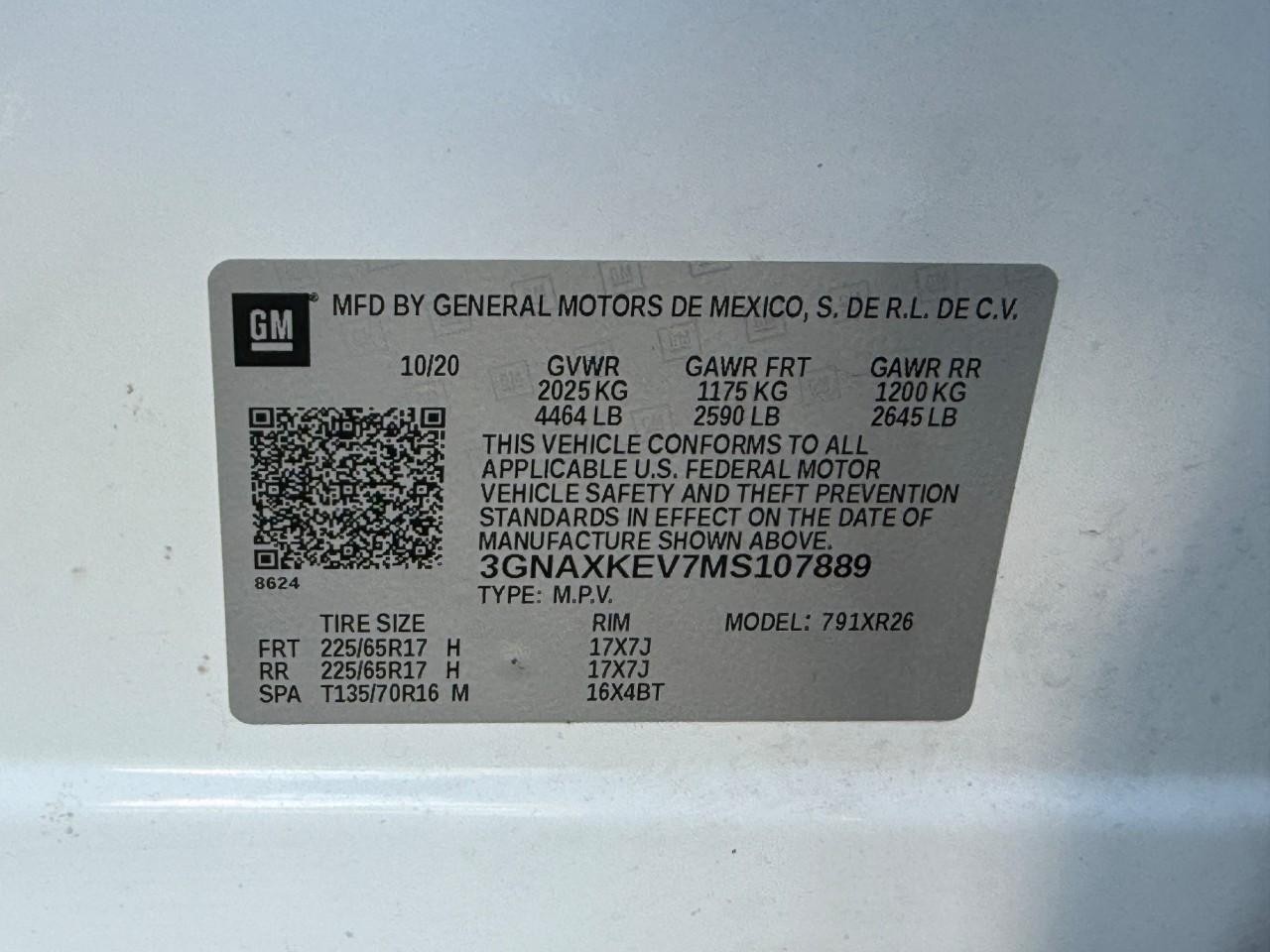 Chevrolet Equinox Vehicle Full-screen Gallery Image 23