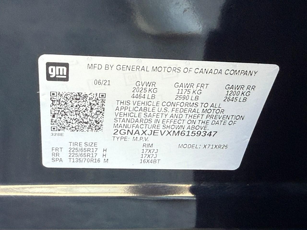 Chevrolet Equinox Vehicle Full-screen Gallery Image 23