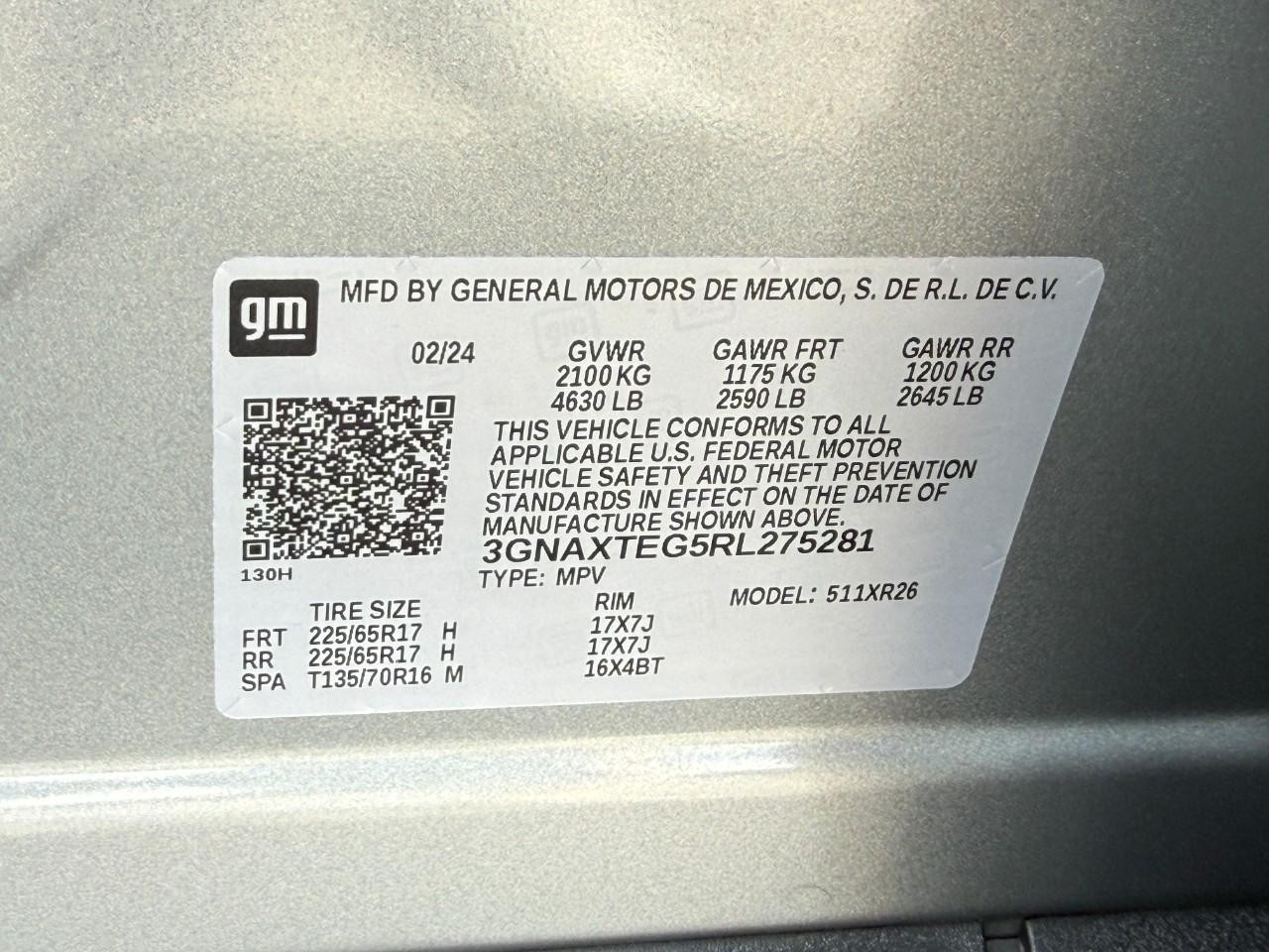 Chevrolet Equinox Vehicle Full-screen Gallery Image 24