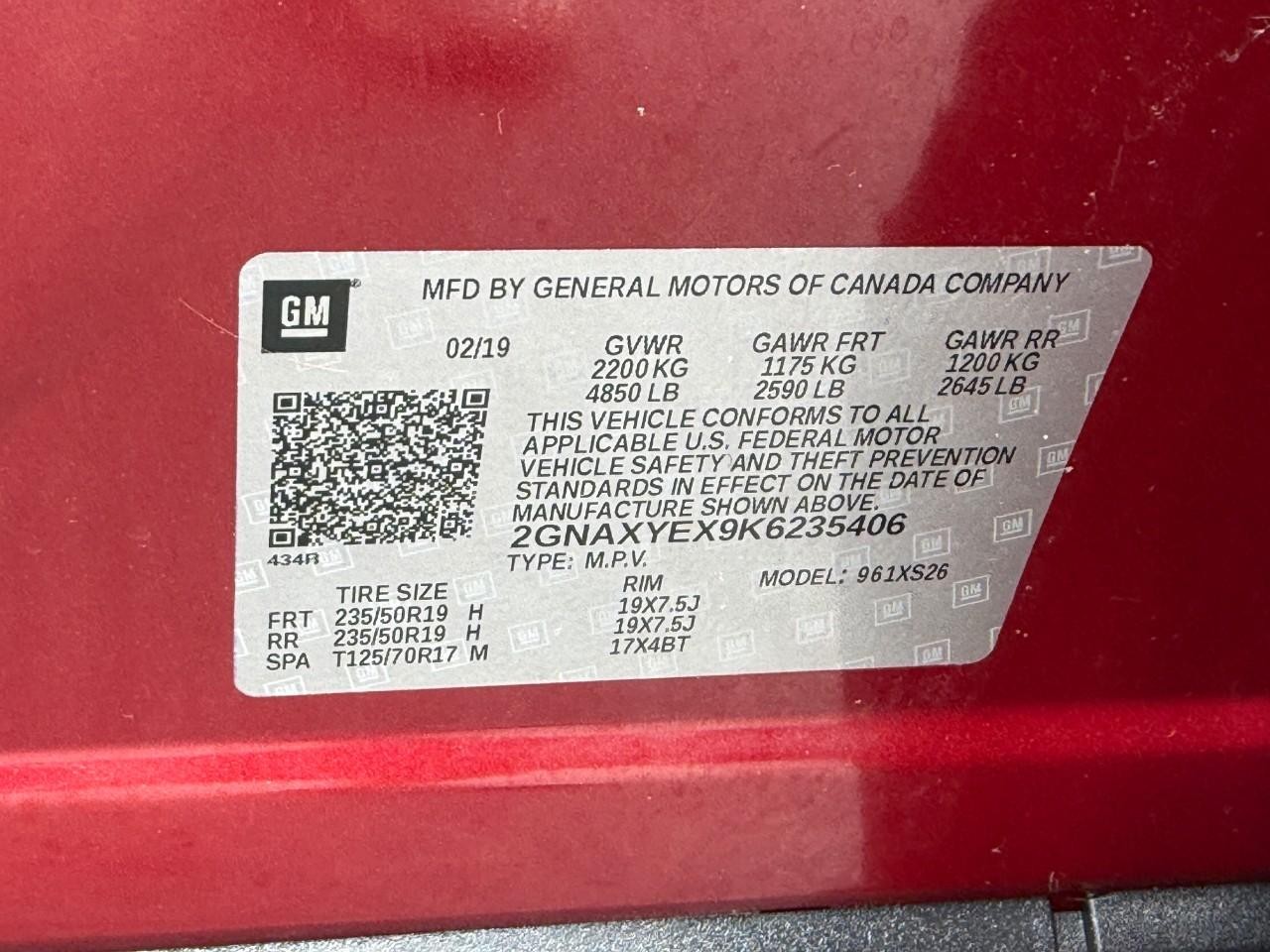 Chevrolet Equinox Vehicle Full-screen Gallery Image 26