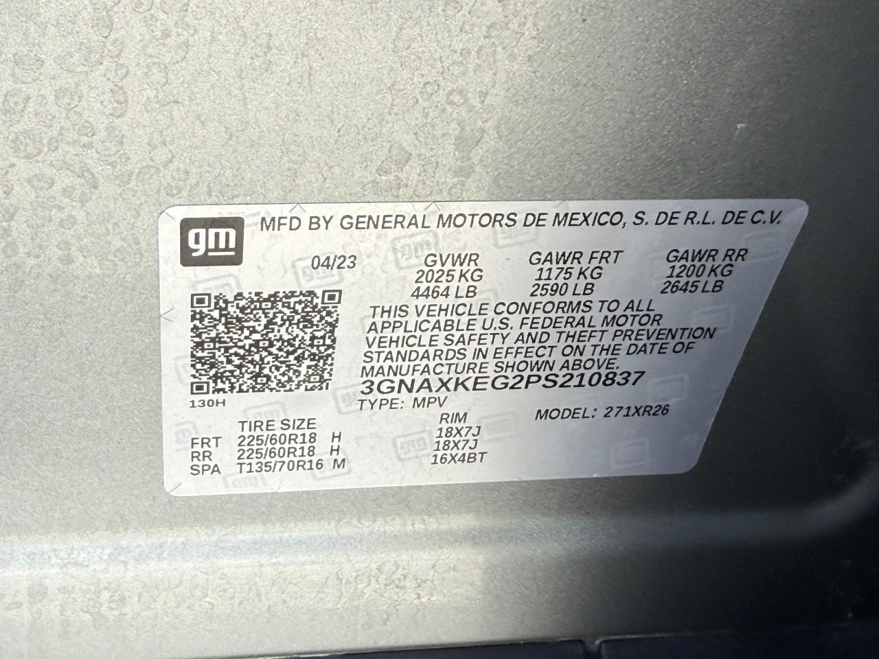 Chevrolet Equinox Vehicle Full-screen Gallery Image 26