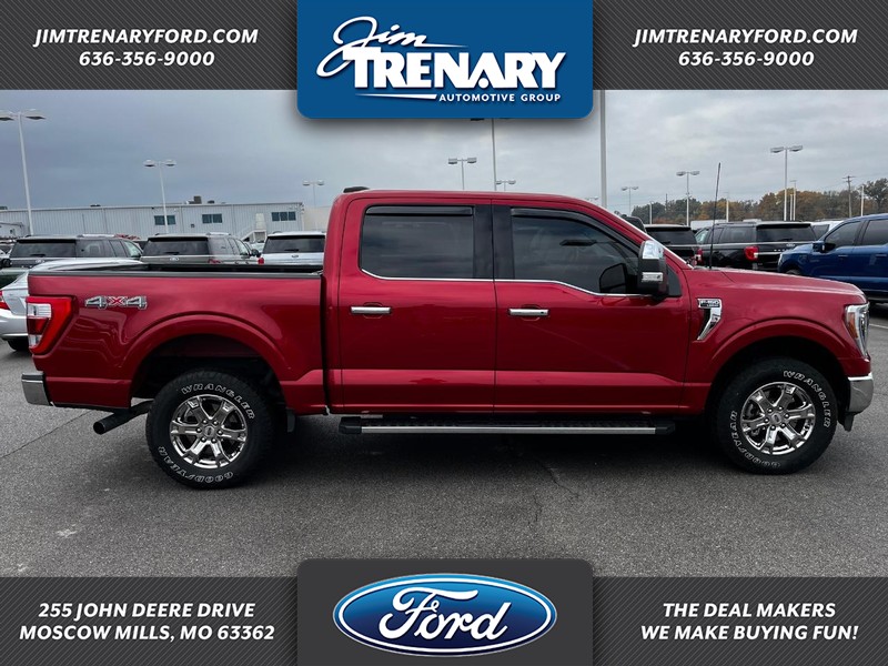 Used 2021 Ford F-150 Lariat with VIN 1FTFW1E83MFC67116 for sale in Moscow Mills, MO