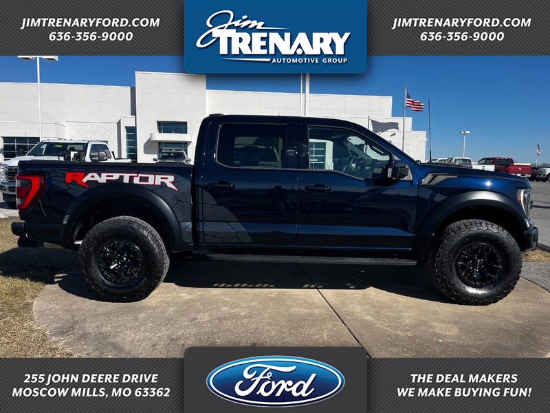 Used 2023 Ford F-150 Raptor with VIN 1FTFW1RJ2PFC35629 for sale in Moscow Mills, MO