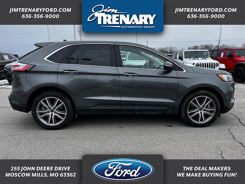 Used 2022 Ford Edge Titanium with VIN 2FMPK4K95NBB14931 for sale in Moscow Mills, MO