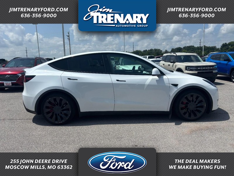 Used 2023 Tesla Model Y Performance with VIN 7SAYGDEF0PF837042 for sale in Moscow Mills, MO