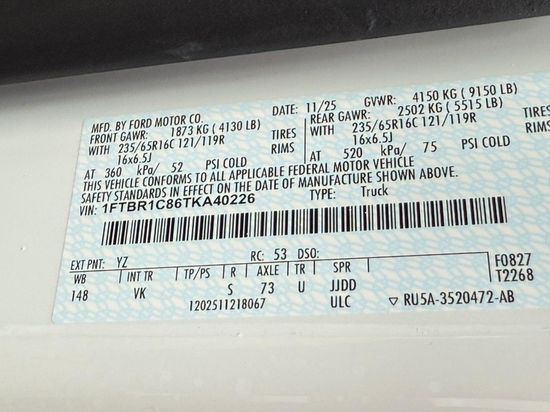 Ford Transit Cargo Van Vehicle Full-screen Gallery Image 20