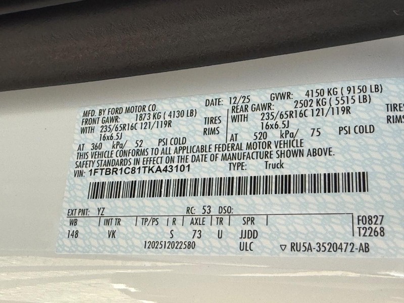 Ford Transit Cargo Van Vehicle Image 18